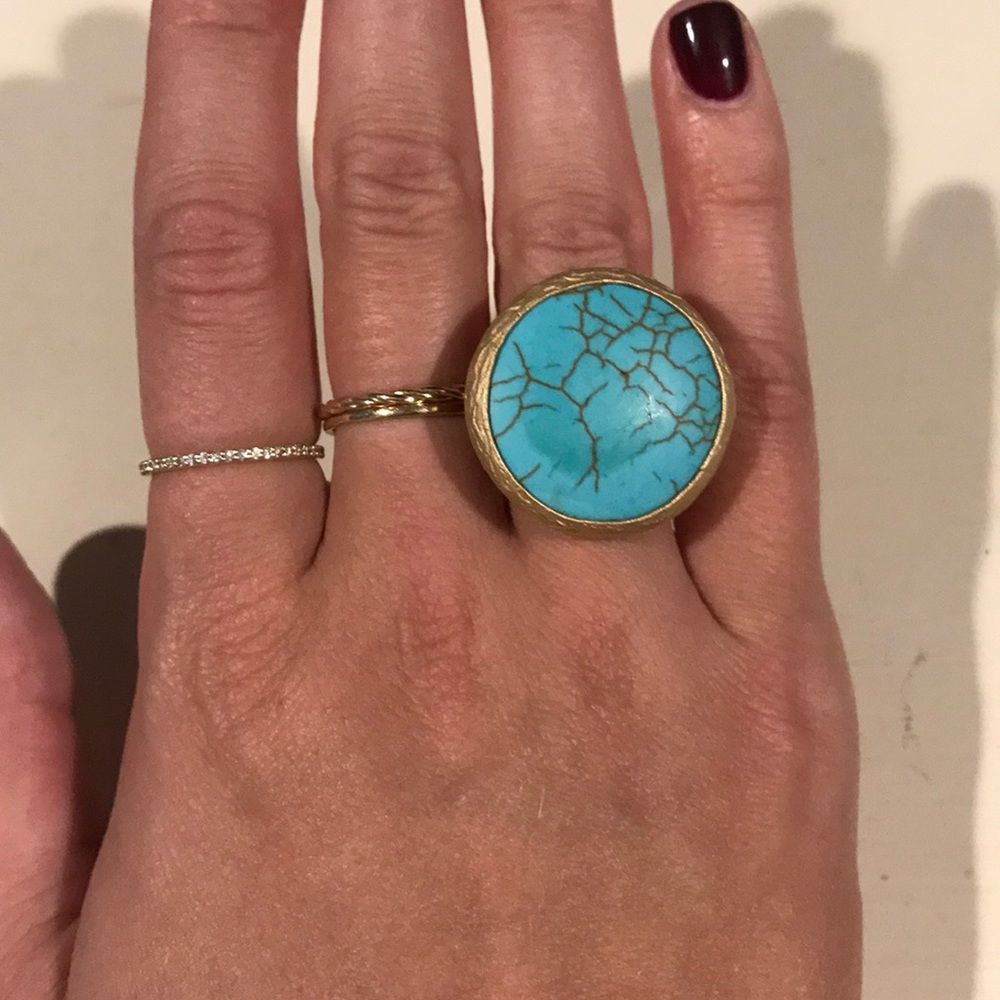 Turquoise Adjustable Ring
