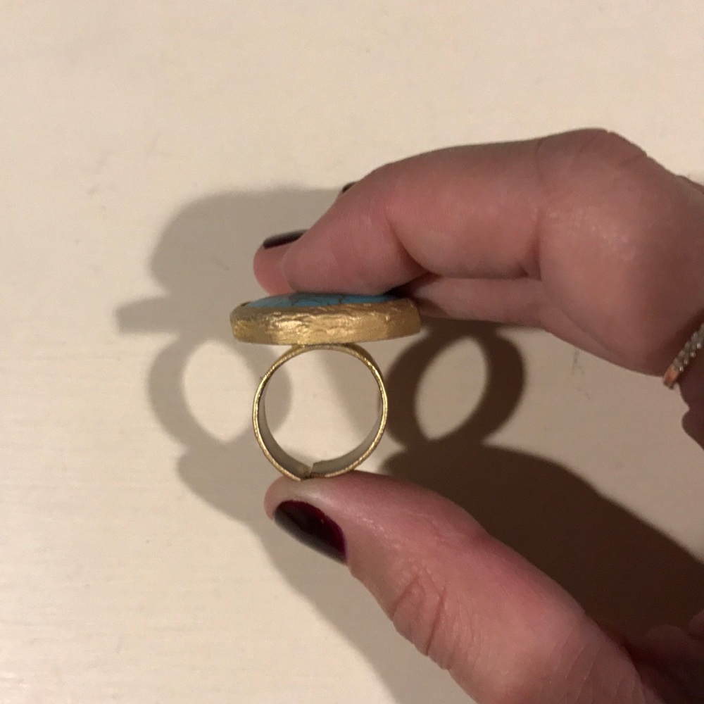 Turquoise Adjustable Ring - Picture 3 of 3