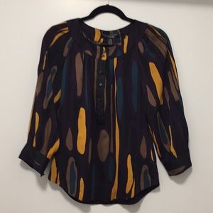 DVF print top