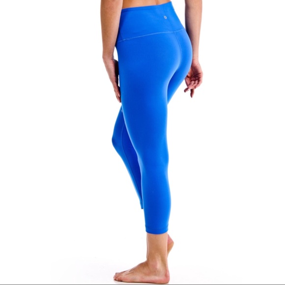 Blue athletic leggings Clearance