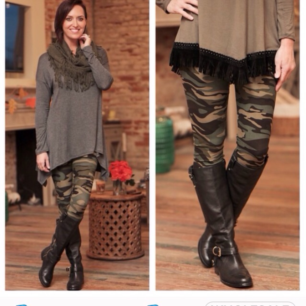 Last One Camo Leggings - Picture 1 of 5
