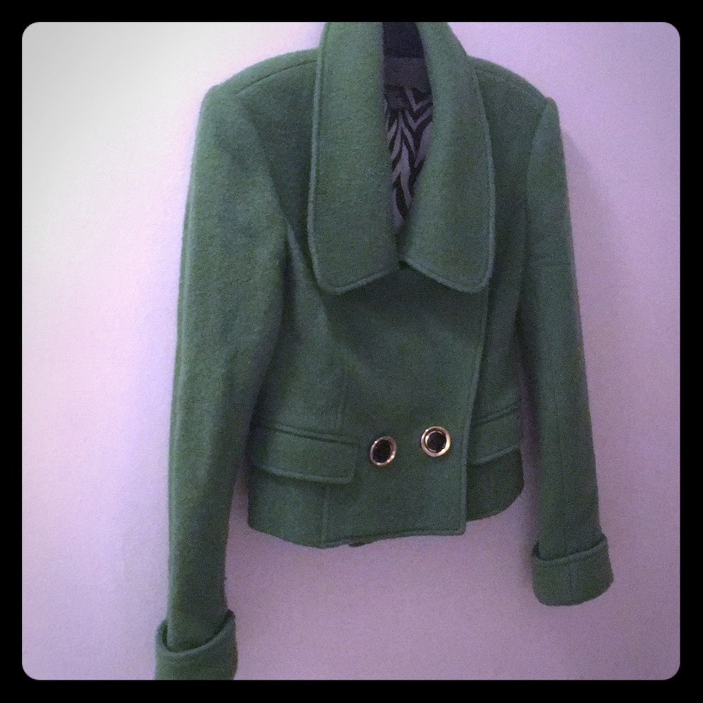 Green Wool Jacket - image 1