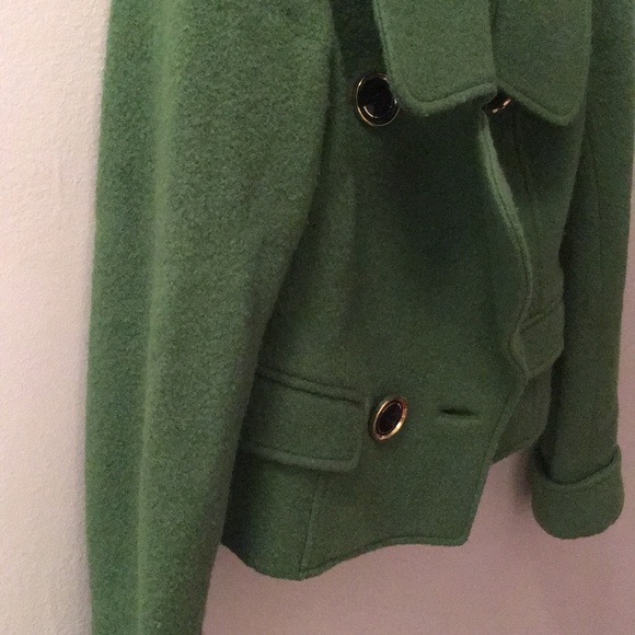 Green wool jacket - Picture 3 of 4