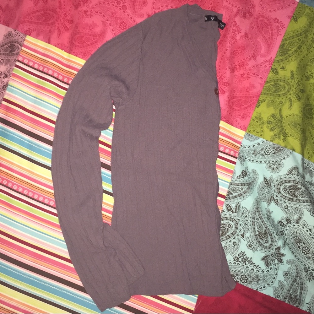 Gray Tencel Cardigan