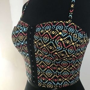 Aztec Crop Top