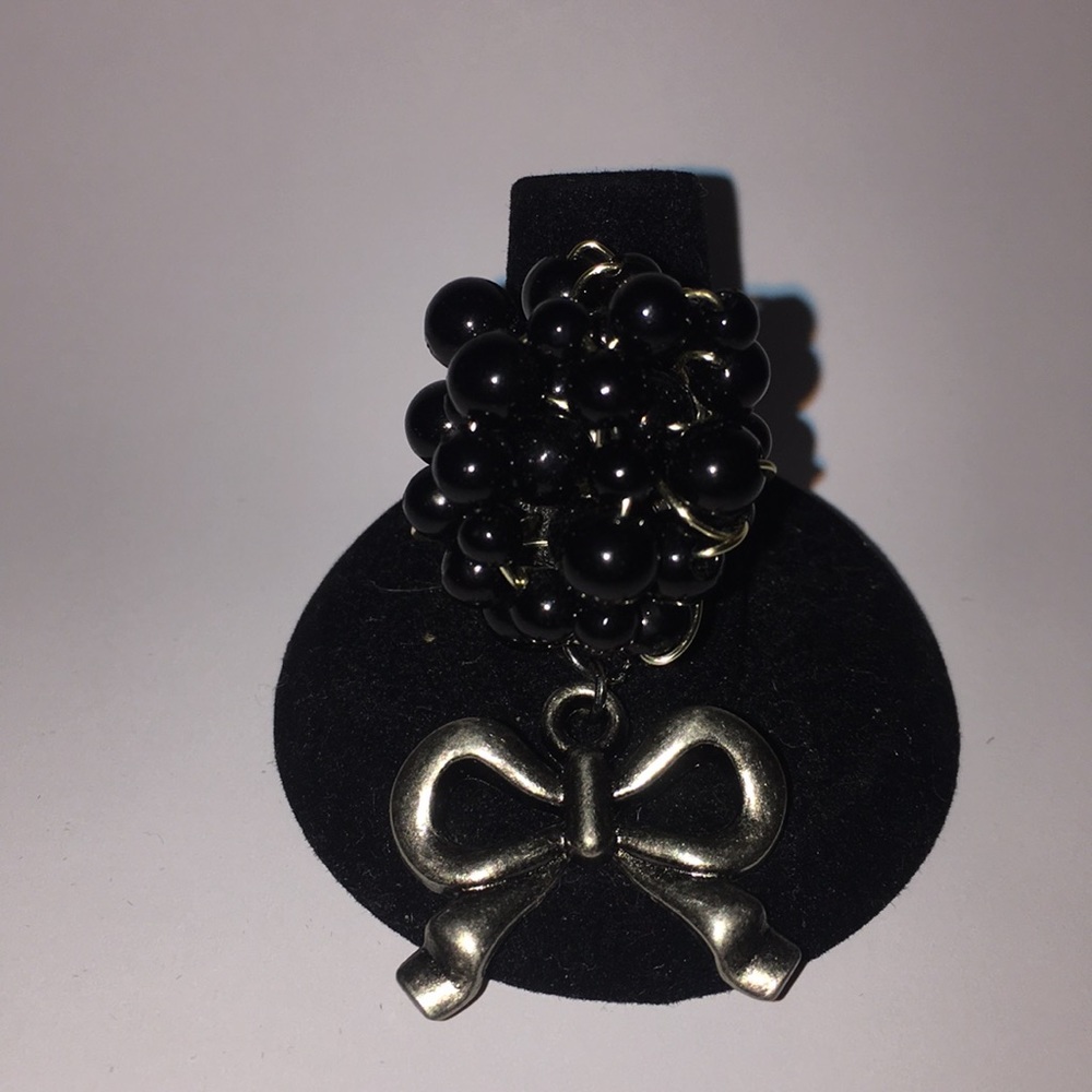 Bubble Bow Adjustable Ring
