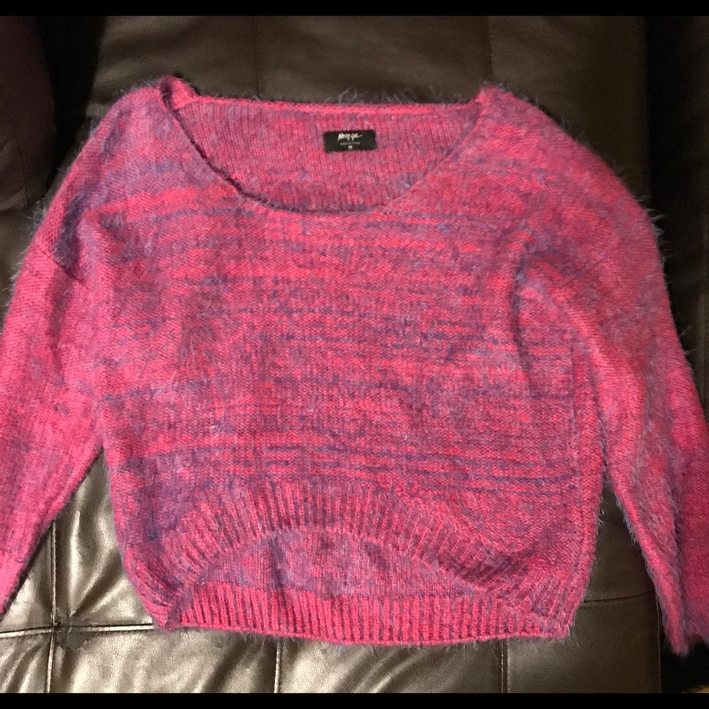 Nasty Gal Fuzzy Sweater Size M