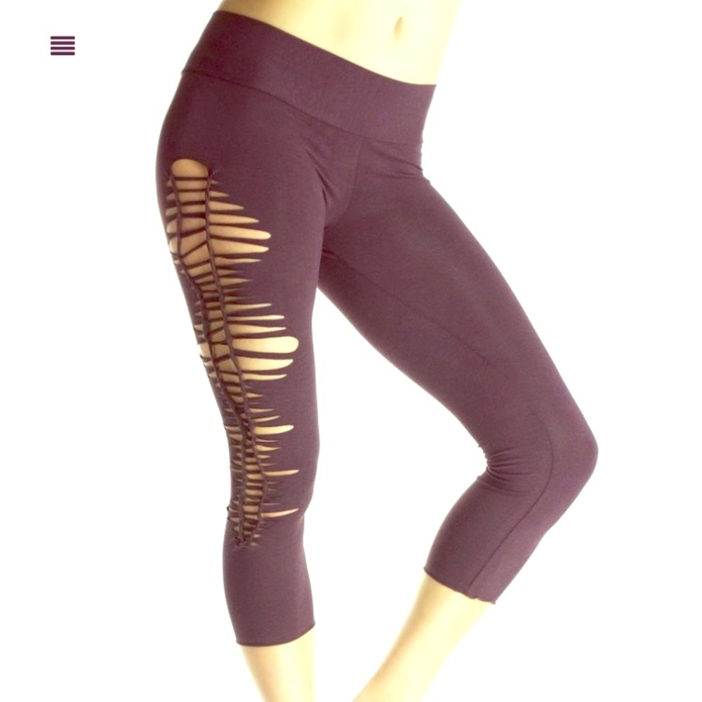 MALAYA YOGA TIGHTS WITH BRAIDED LEG