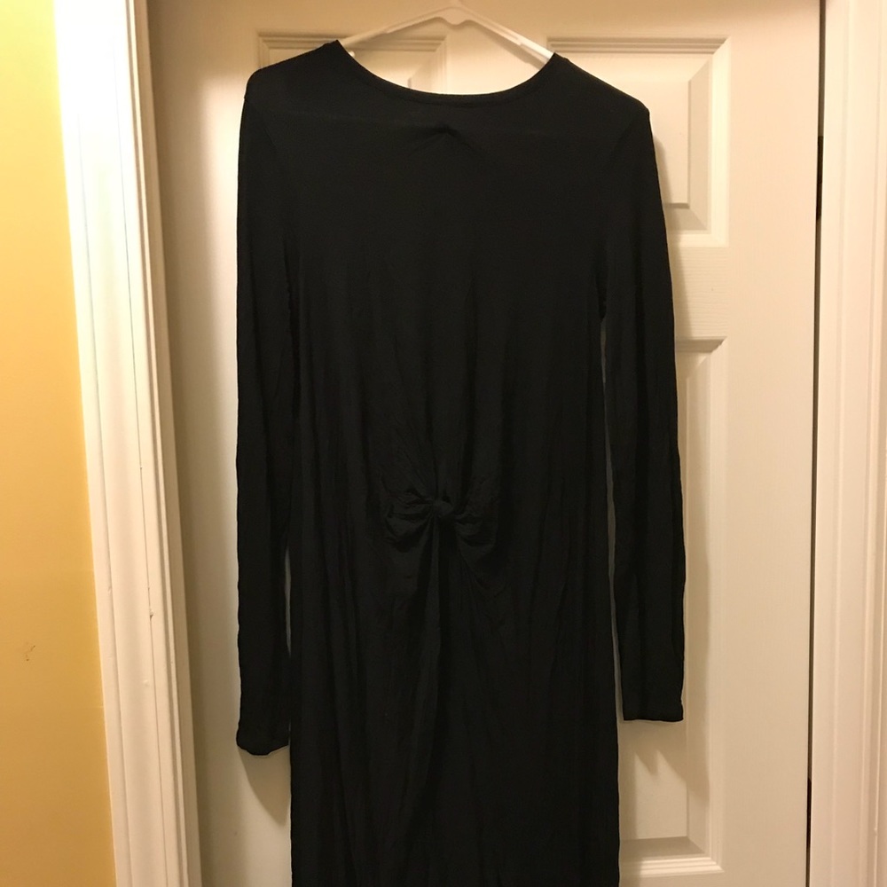 Zara Black Knot Front Top