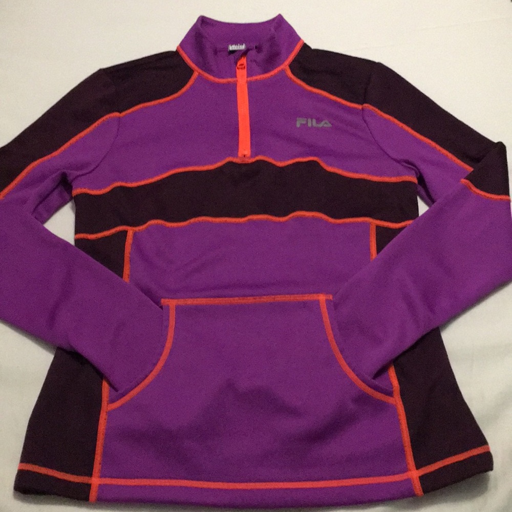 Fila Half Zip Long Sleeve Track Sweater