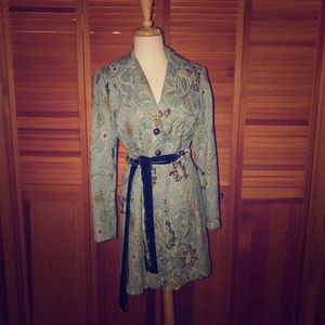 Light green and blue jacket