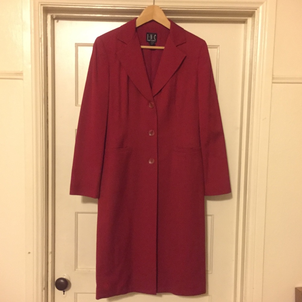 Red INC Long Coat