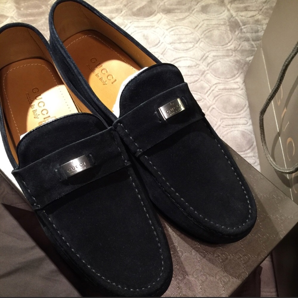 Men’s Gucci Loafer NIB Black Suede 10.5/G 11.5/US