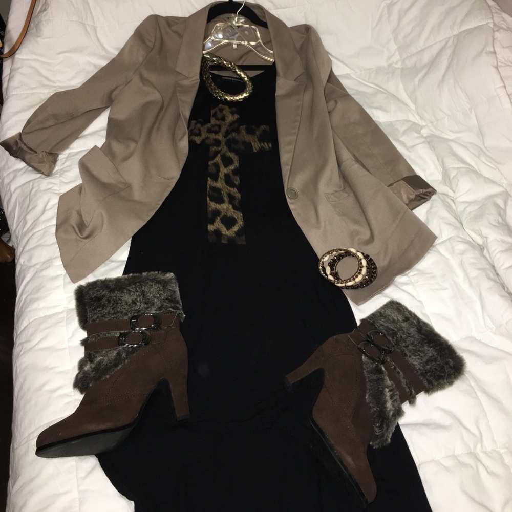 HighLow Fitted T-Dress