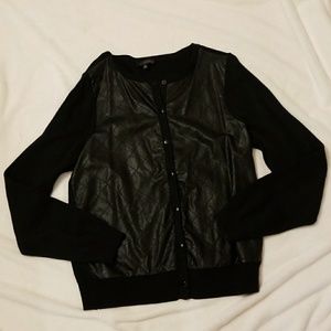 The Limited Leather Sweater