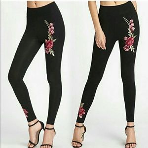 Applique leggings