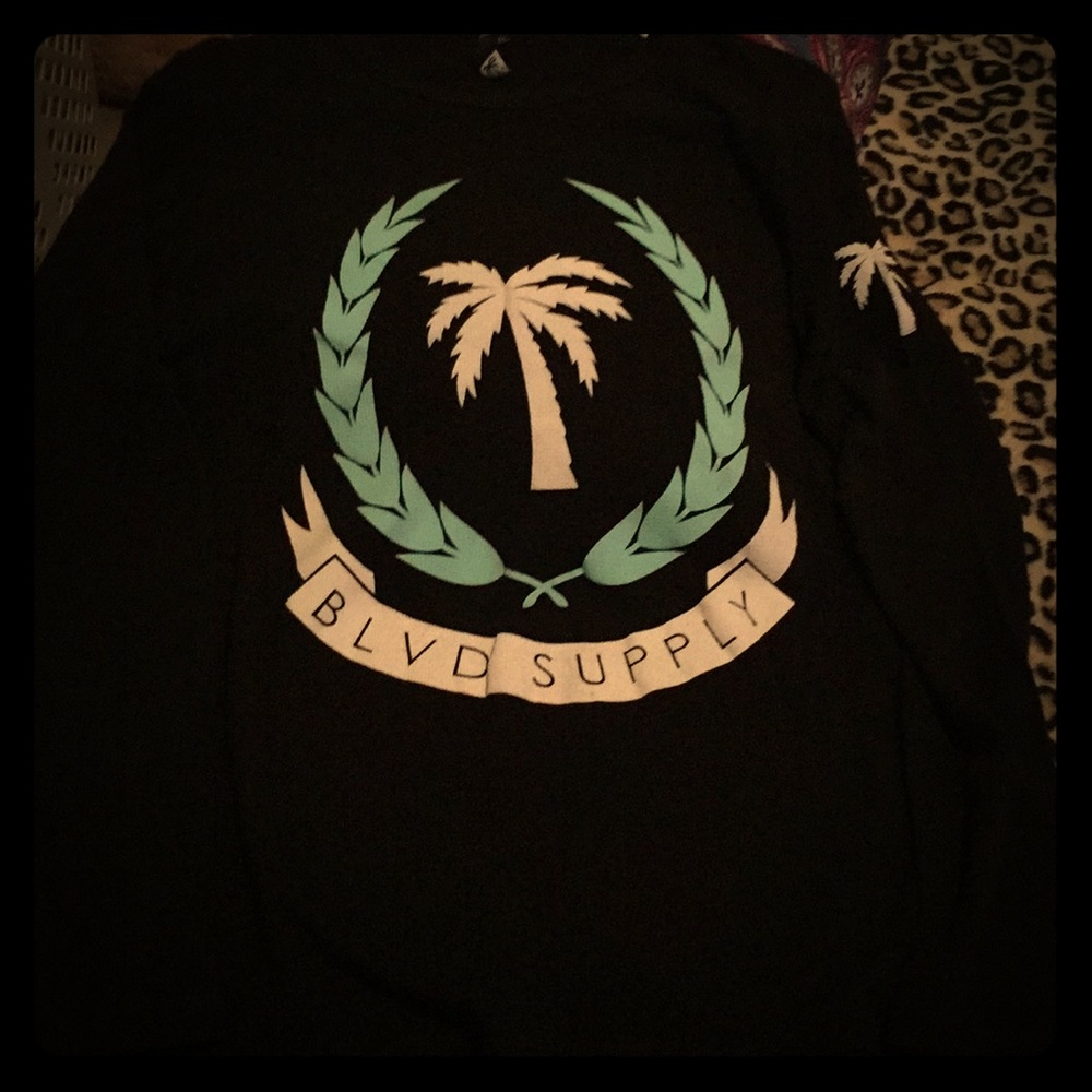 Long sleeve black BLVD SUPPLY