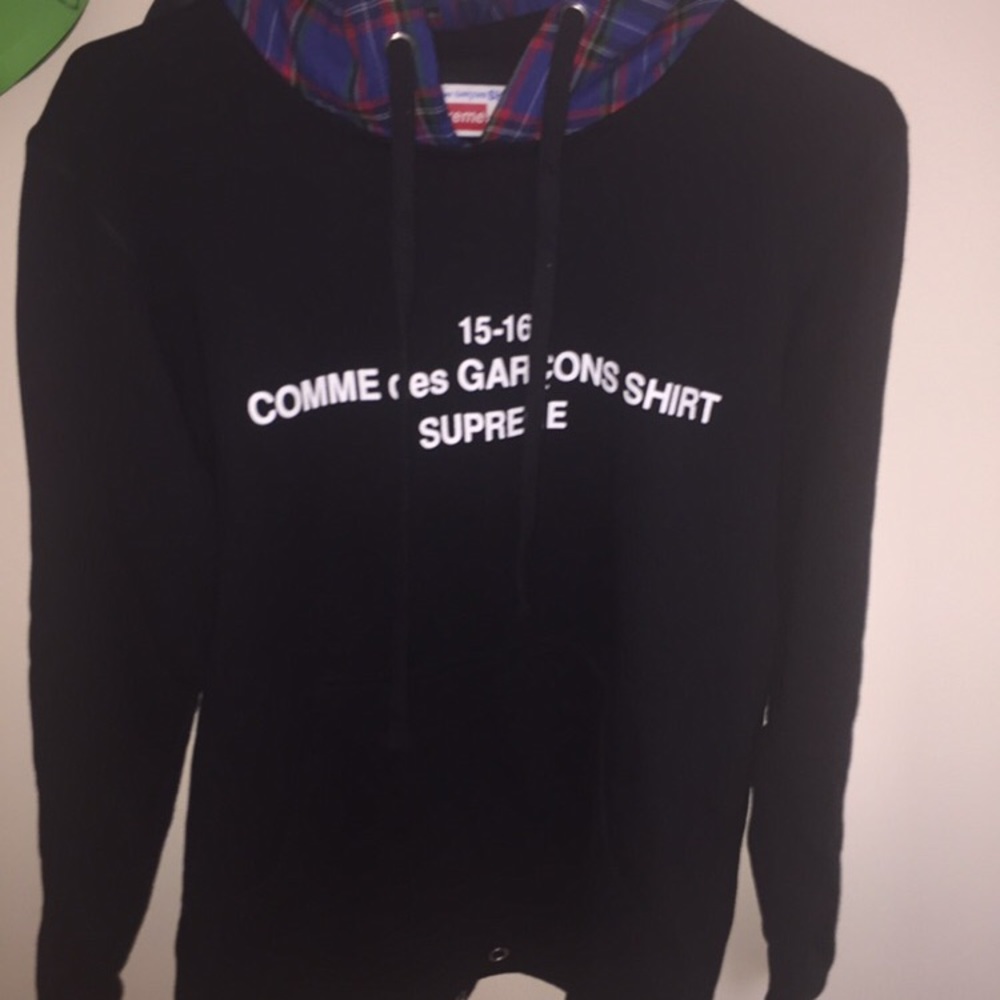 ua supreme x cdg hoodie UA UA UA