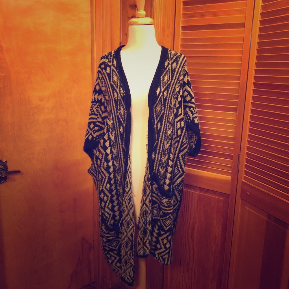 Long sweater.