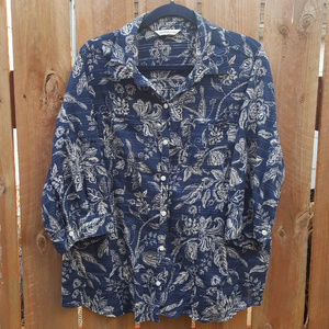 Croft & Barrow Button Up Cotton Shirt