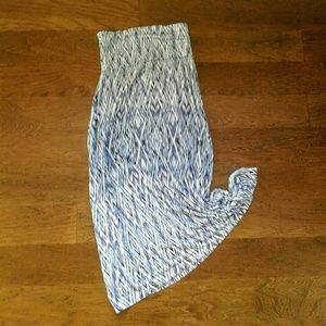 Patterned Maxi Skirt