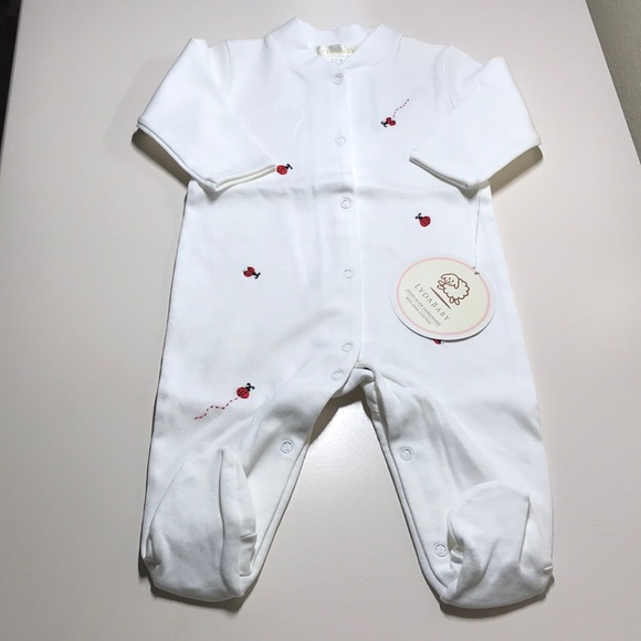 lyda baby Other - NEW Lyda Baby Girl Pima Cotton Ladybug Footie