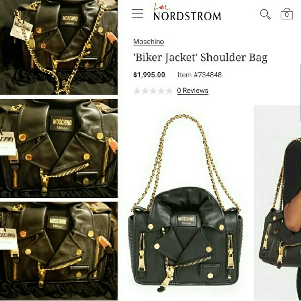 Authentic Moschino Biker Bag