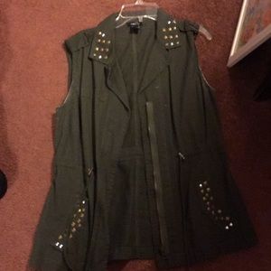 Army green vest