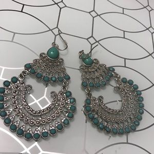 Blue earrings