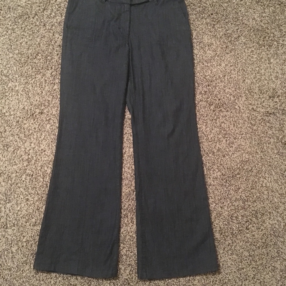 Whbm dressy flare leg  denim pant/jean