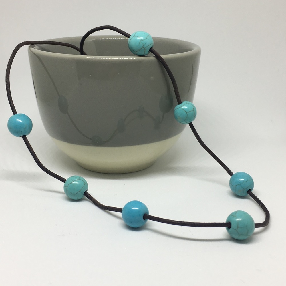 Turquoise Bead Necklace