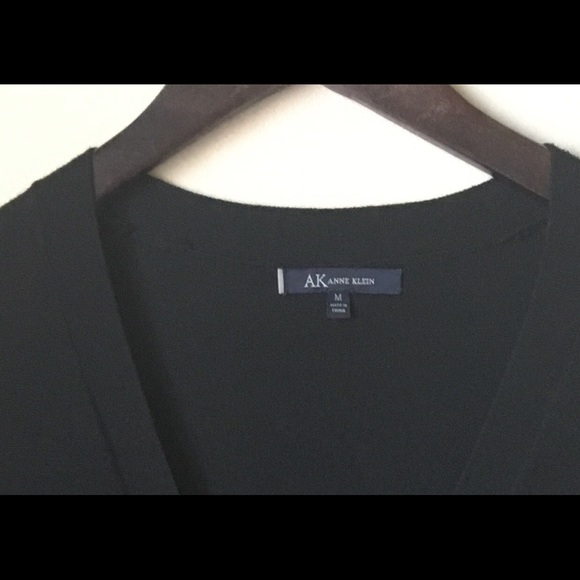 Anne Klein Black Cardigan Sweater - Picture 2 of 2