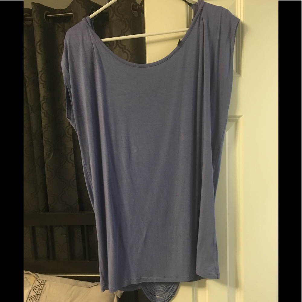 Bebe periwinkle blouse - Picture 2 of 5