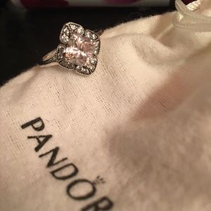 Pandora crystallized Floral Fancy Ring