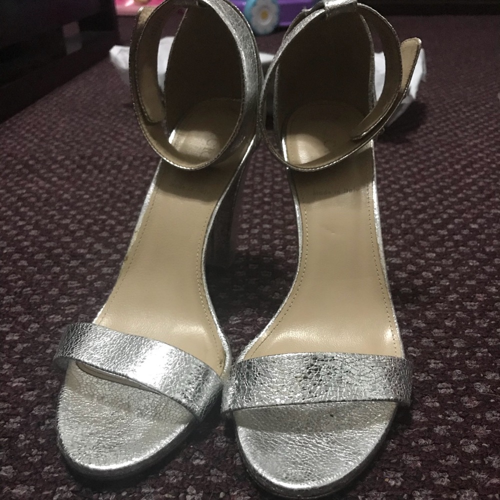 J. Crew Metallic Pumps