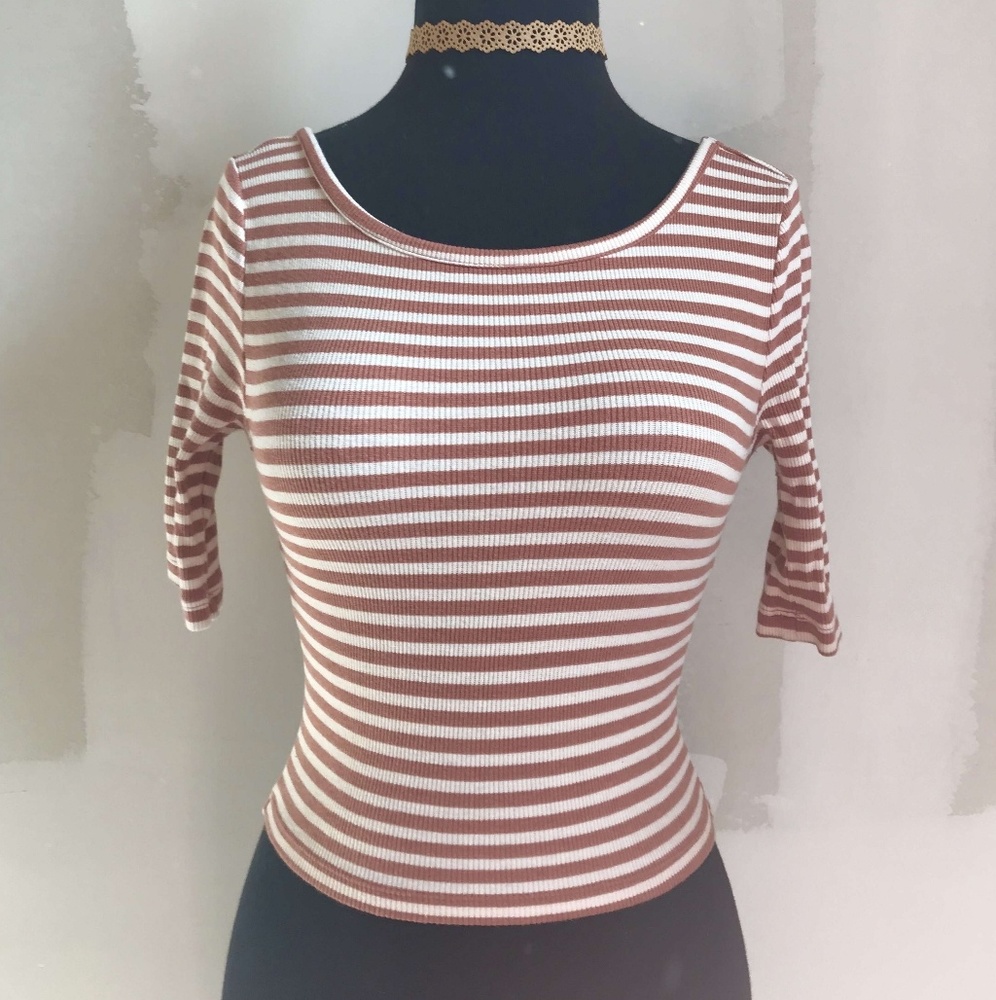 Striped Crop Top