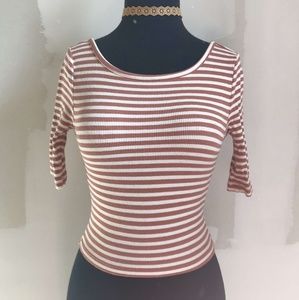 Striped Crop Top