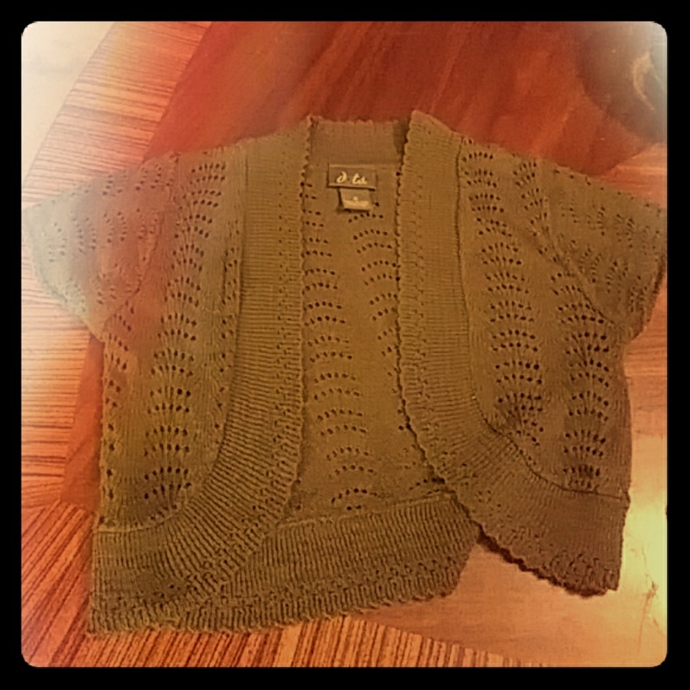 Knitted short sleeve Shaw "midway"