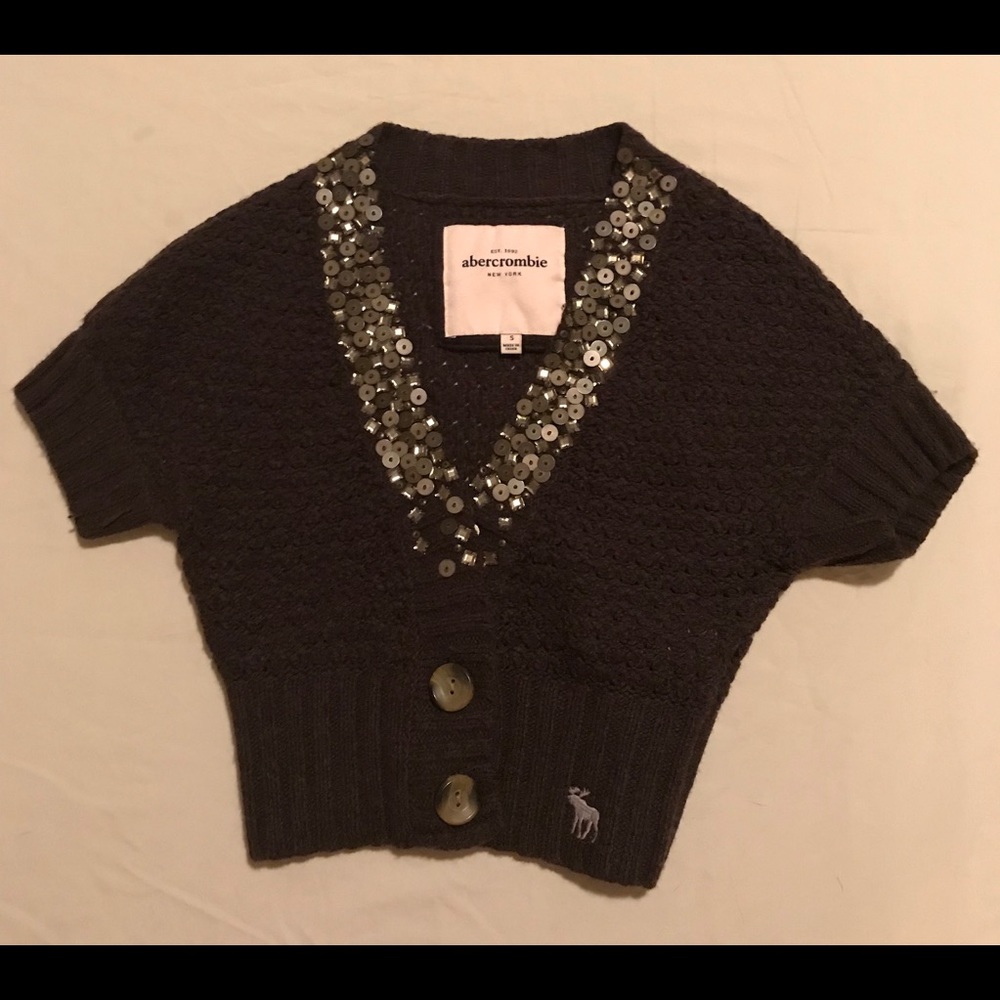 Abercrombie & Fitch Crop Cardigan