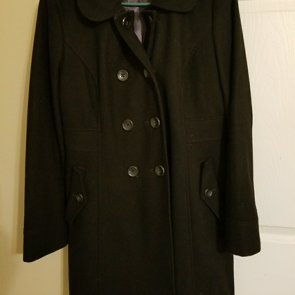Old Navy 3/4 Length Blacj Pea Coat
