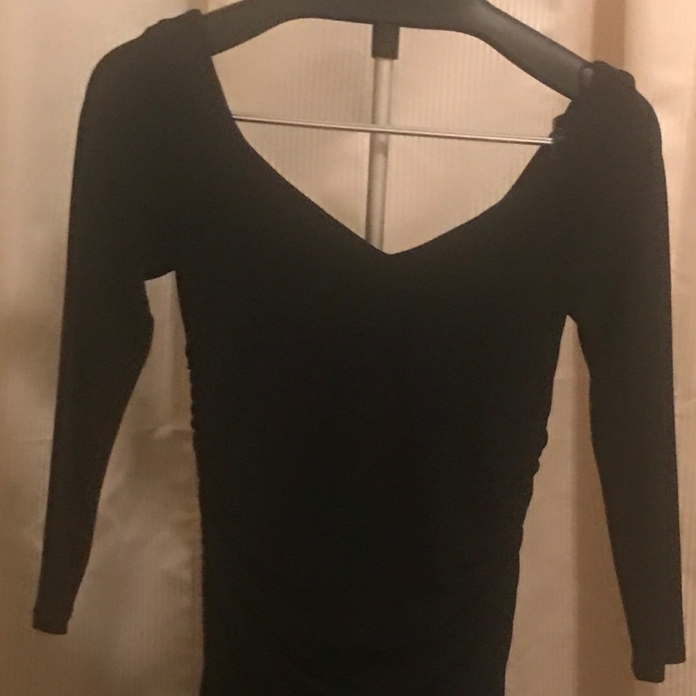 Black Jersey Dress - Picture 2 of 3