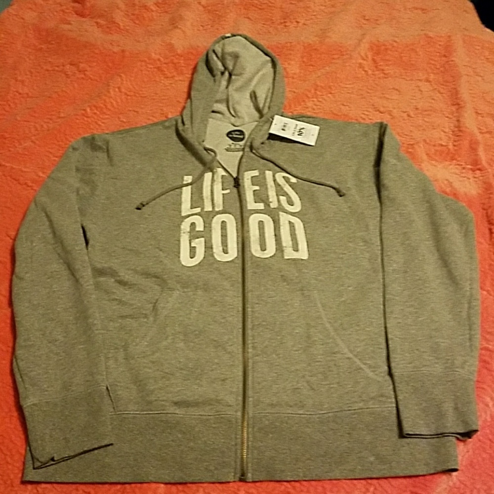 Mens "Life is Good" Hoodie SOLD ON Ⓜ