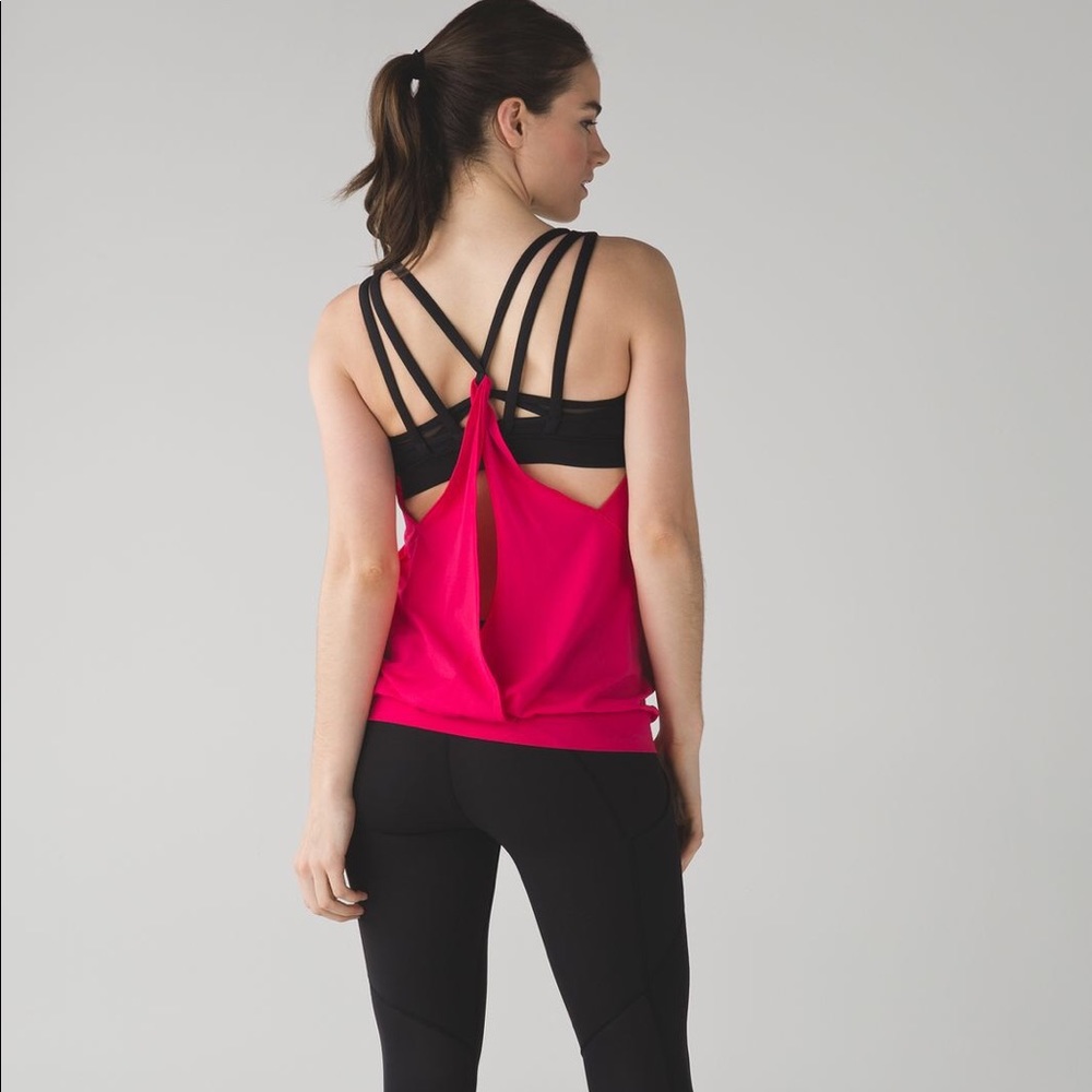 Lululemon Nouveau Limits Tank Boom Juice Black Sz4