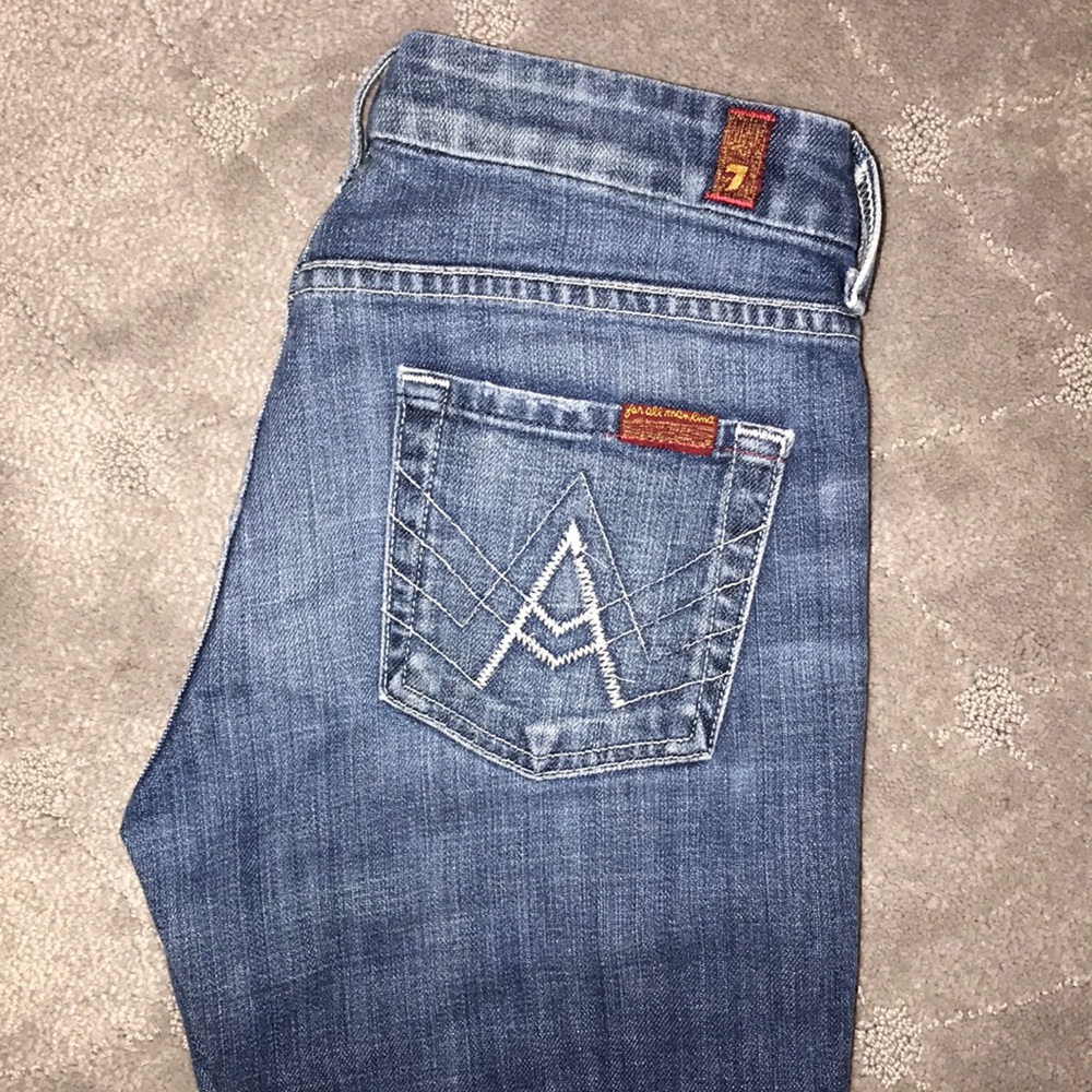 7 for all mankind - bootcut, A pocket