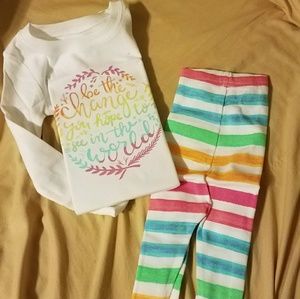 Rainbow pajamas