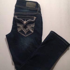 Hydraulic Bailey Low Rise Cropped Jeans