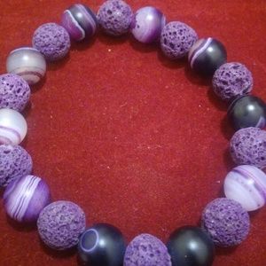 Lava bead bracelet