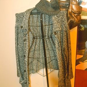 Eileen Fisher Heavy Knit Cardigan Sweater