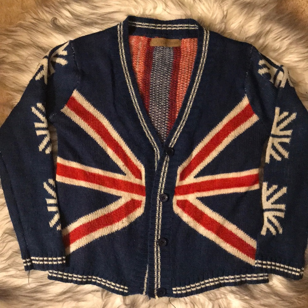 The Classic British Flag Cardigan