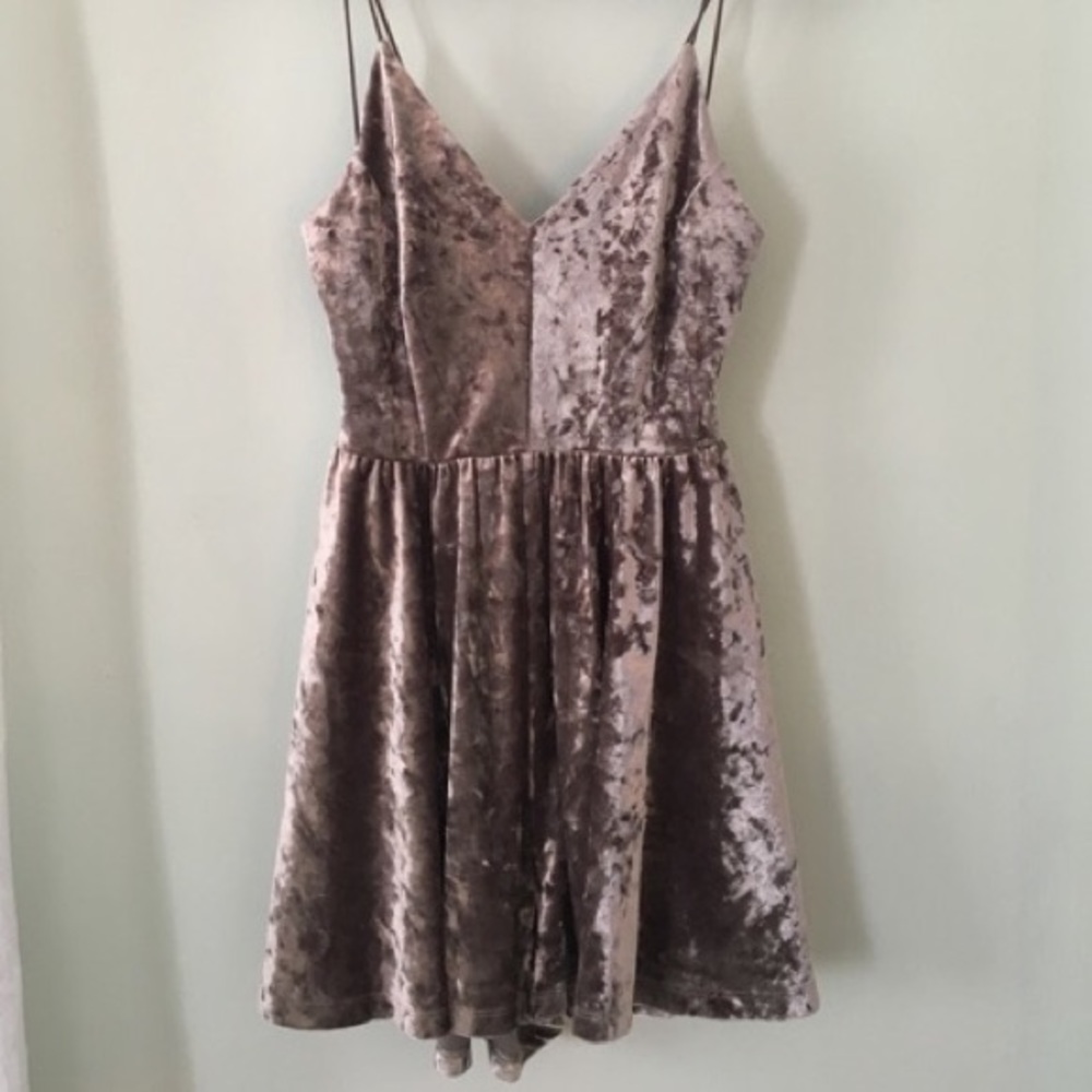 Spence + Noise Crushed Velvet Romper